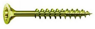 Шуруп 8*280 потай Torx-plus  40 желтопас. неполн. резьба 4 CUT Spax