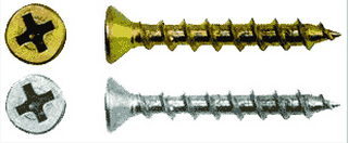 Шурупы оконные желтопасс., 4*40 Phillips