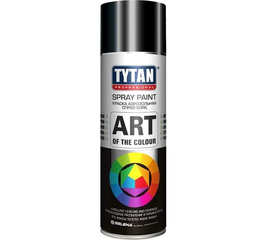 Краска аэрозольная Tytan Professional Art of the color, черная глянец 9005/93809