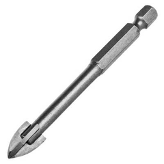 Сверло по стеклу 6мм 6-гр. хвостовик HEX NovoCRAFT  арт.999804
